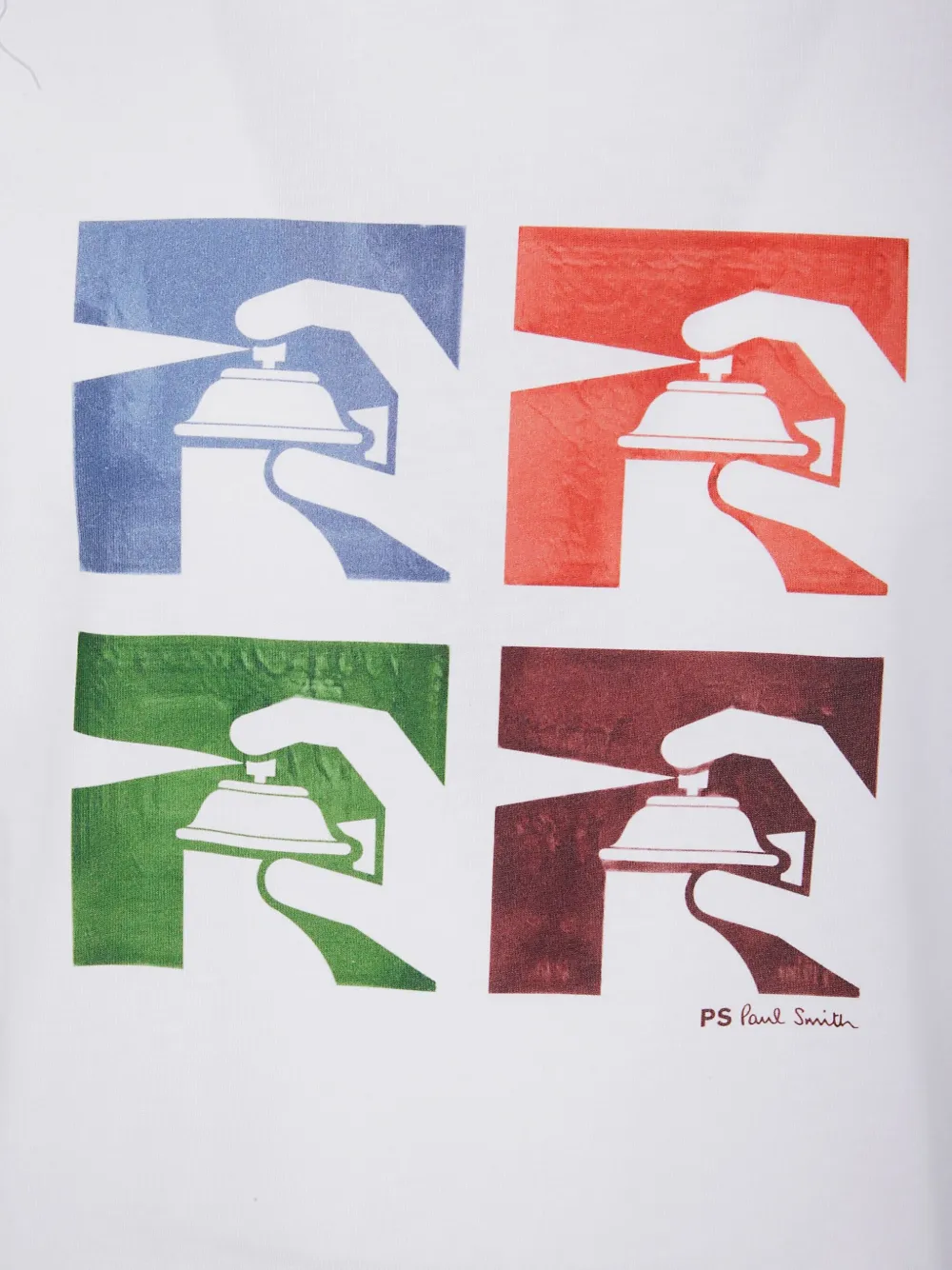 Paul Smith Graphic-print T-shirt In White