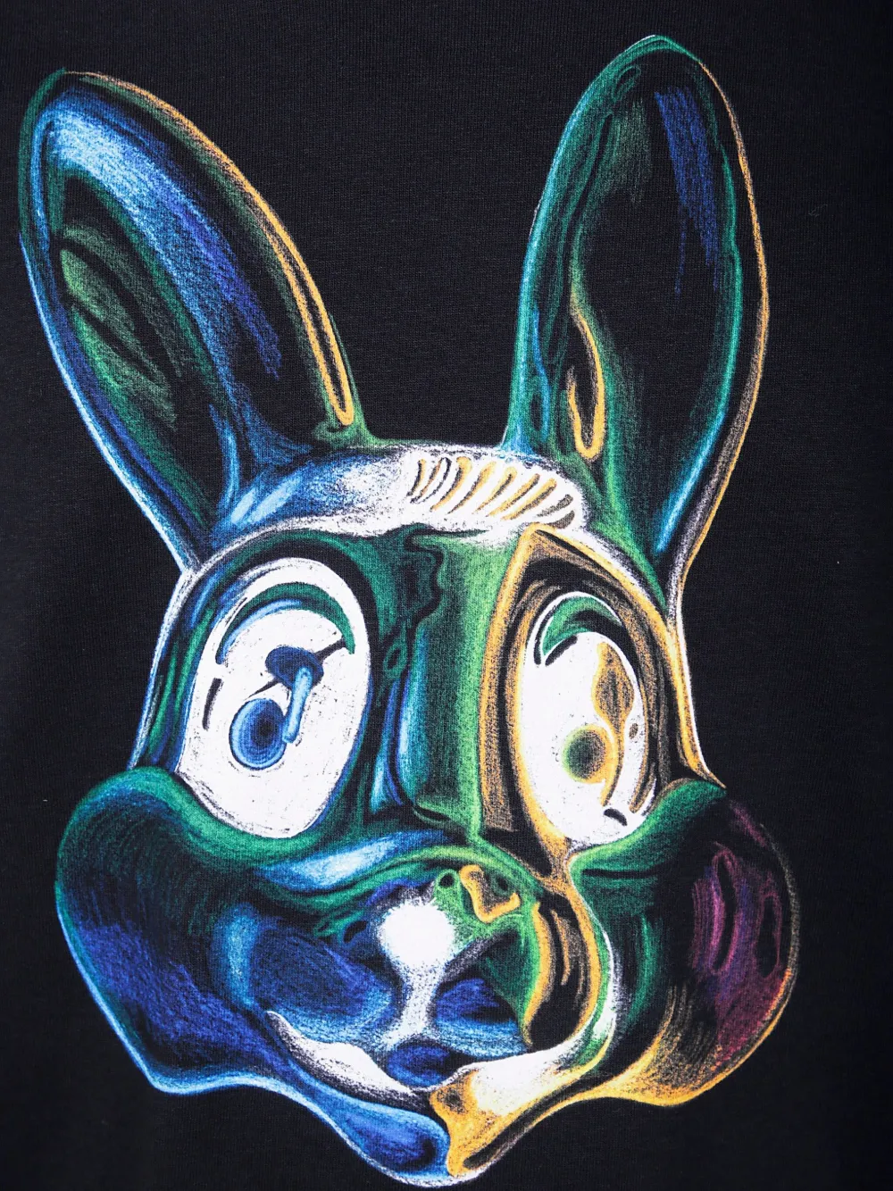 Paul Smith Mens Ss Tshirt Rabbit Clothing In Black