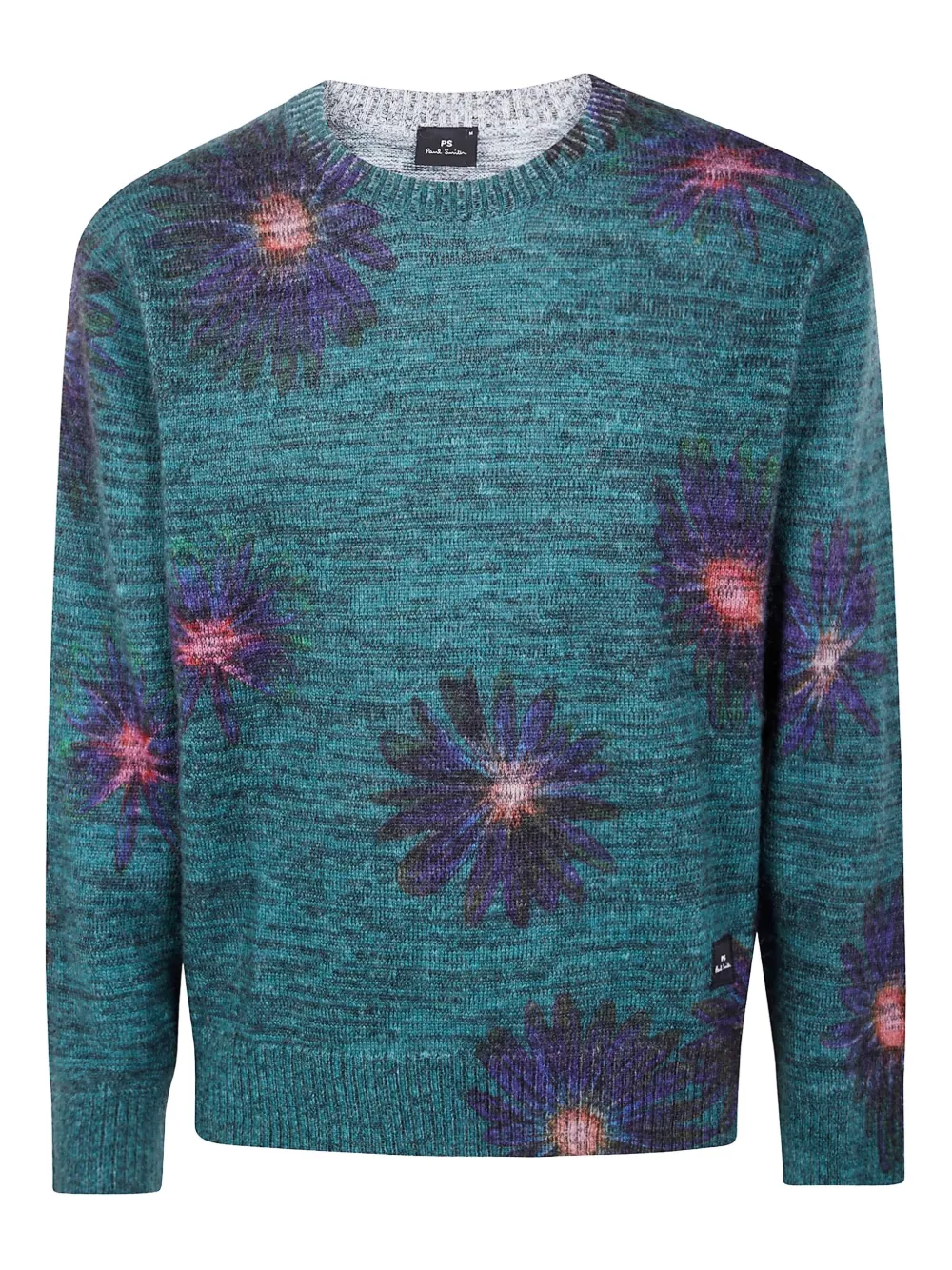 Paul Smith floral-print crew-neck sweater | Green | Image 1