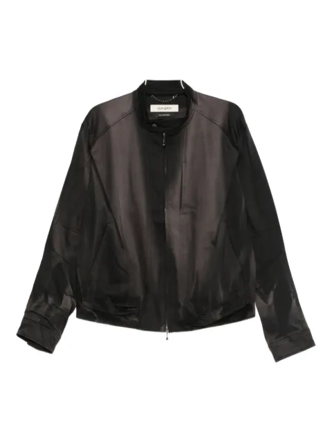 JiyongKim zip-front stand-collar jacket