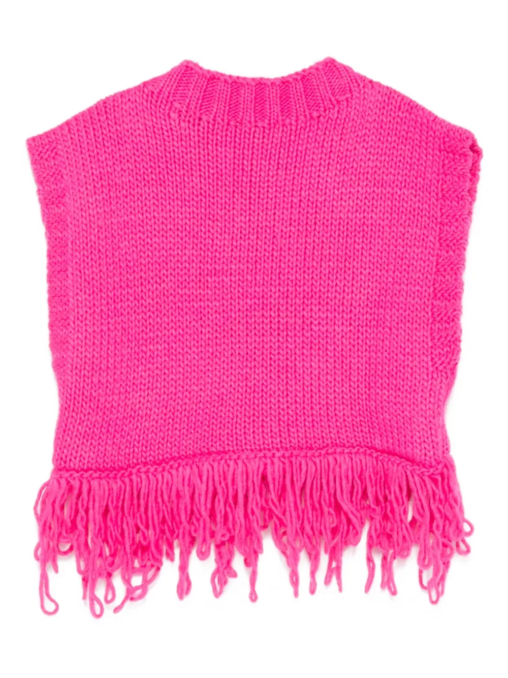 Il Gufo fringed knitted top | Girls Hoodies & Sweatshirts | Image 2