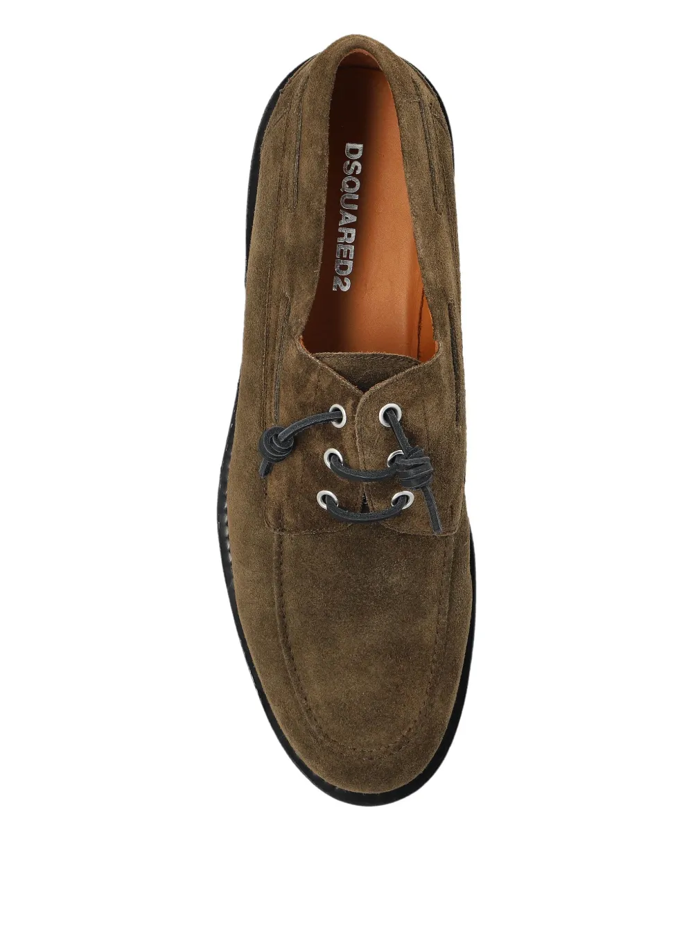 DSQUARED2 lace-up suede derby shoes Brown