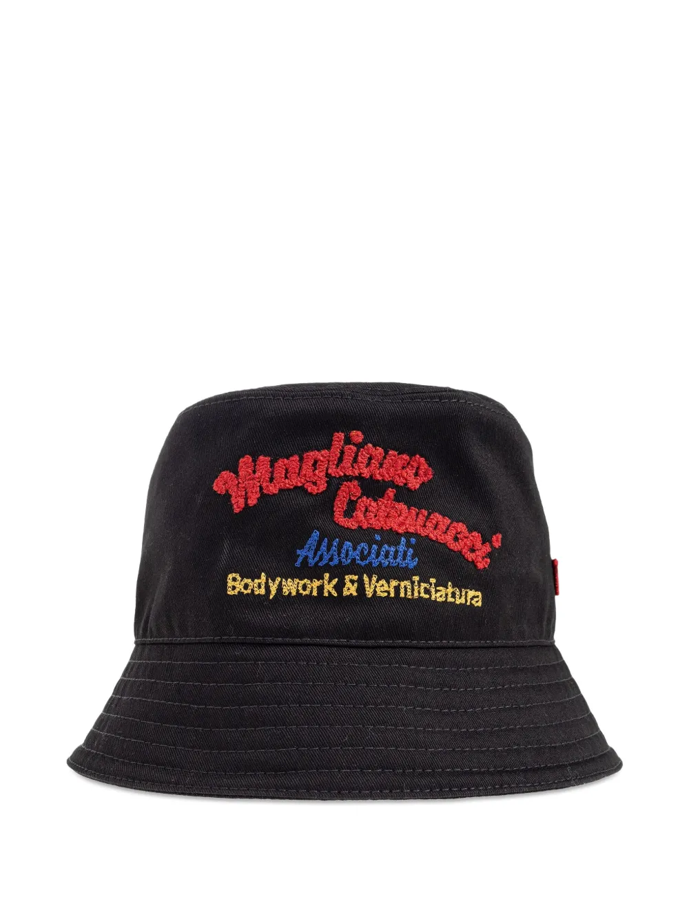 DSQUARED2 embroidered bucket hat | Black | Image 1