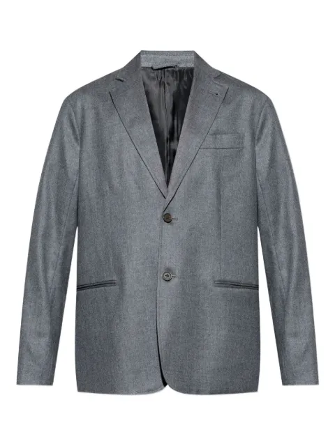 Emporio Armani blazer de lana con botones
