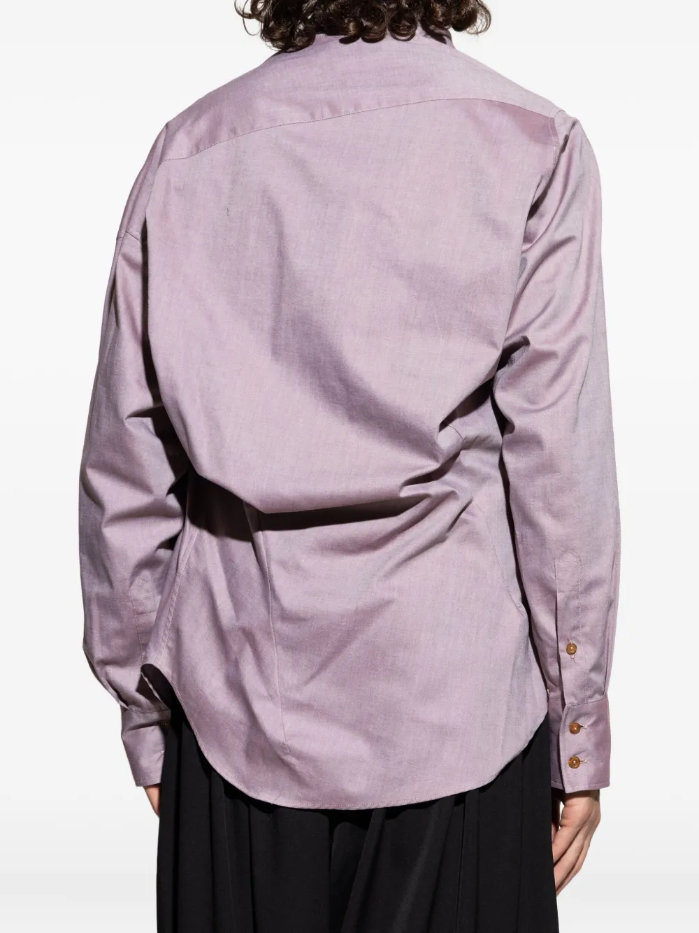 Vivienne Westwood Overhemd met borduurwerk Paars