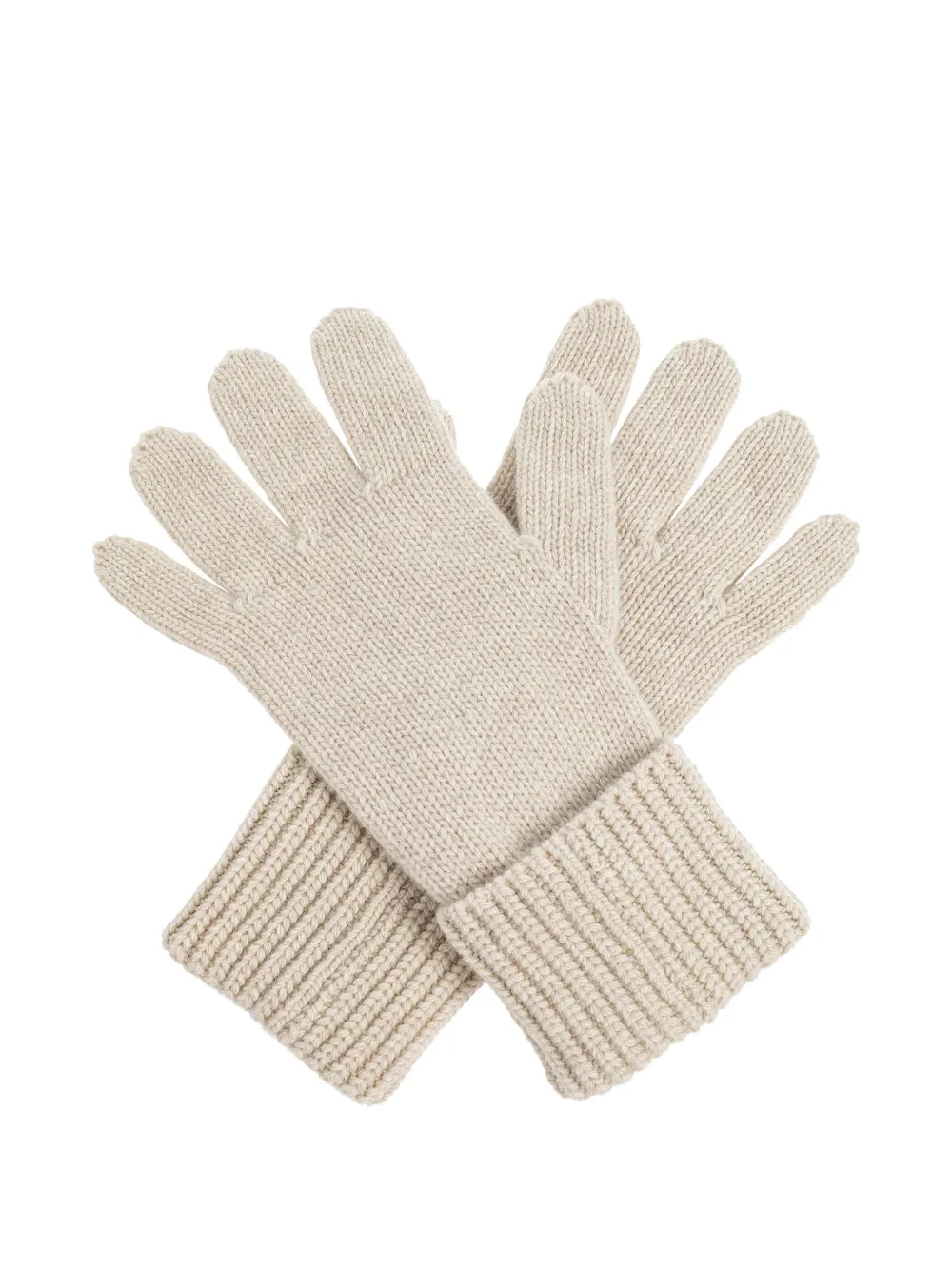 Vivienne Westwood Wollen handschoenen met logo Beige