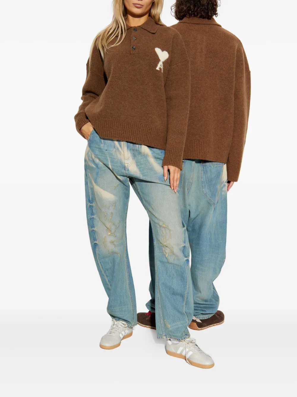 Vivienne Westwood Buckle Back jeans - Blauw