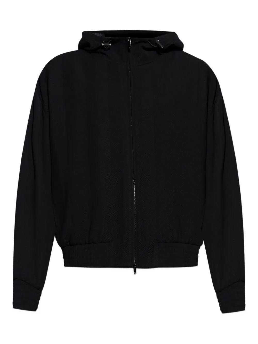 Emporio Armani Long-sleeved Casual Jacket In Black