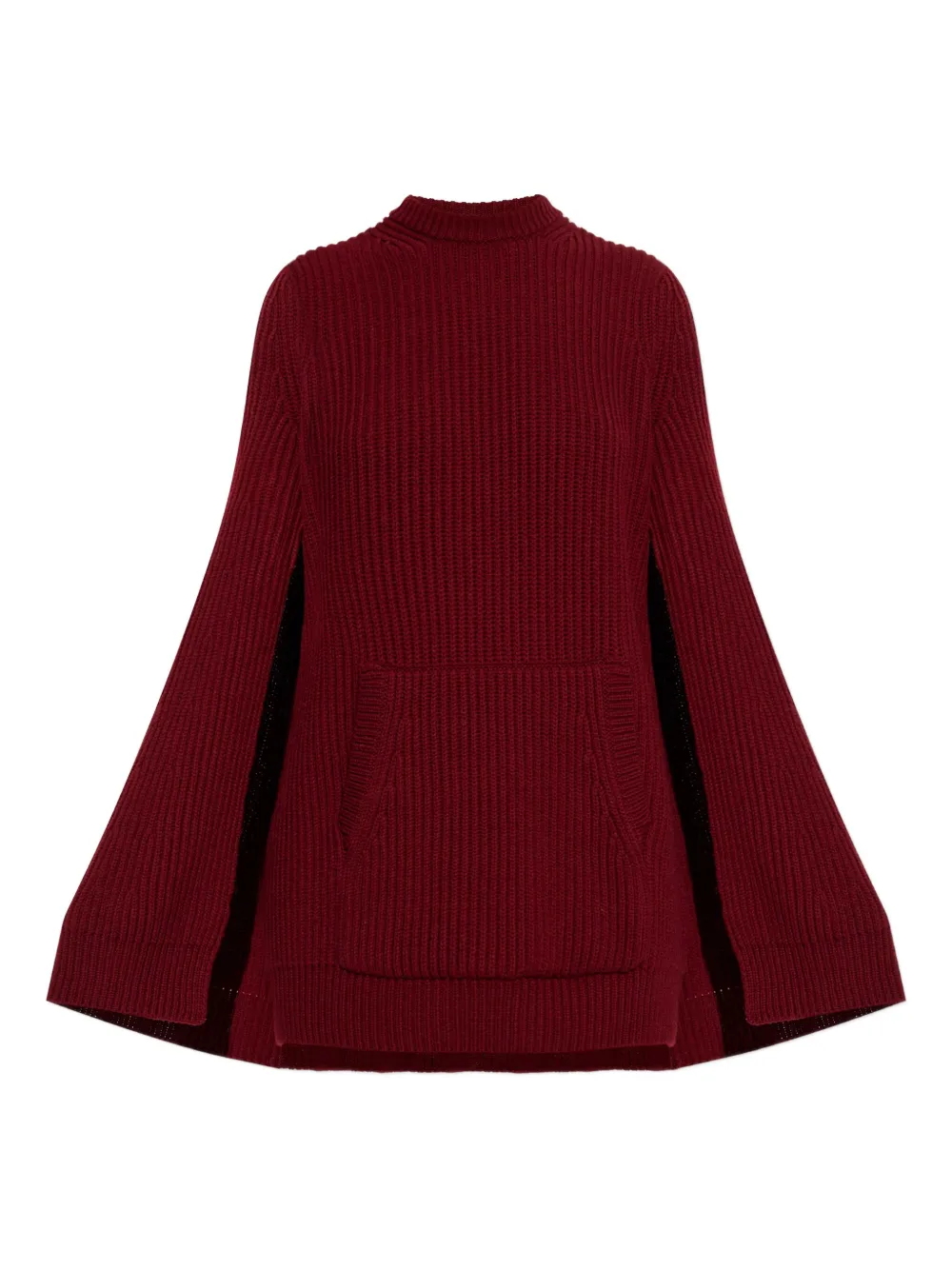 Max Mara Astoria cape pocket mini dress - レッド Max Mara Astoria cape pocket mini dress - レッド
