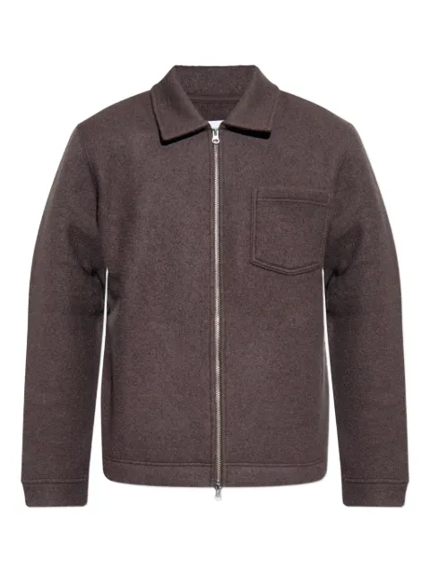 SAMSOE SAMSOE zip-front patch-pocket jacket 