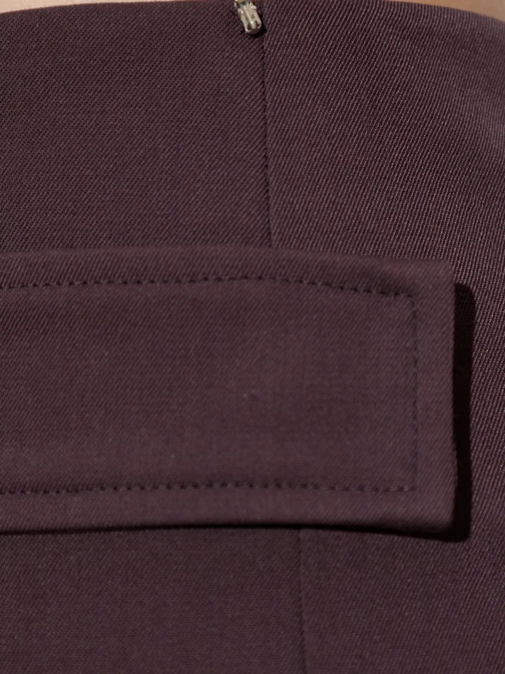 Sportmax Banda plooibroek Rood