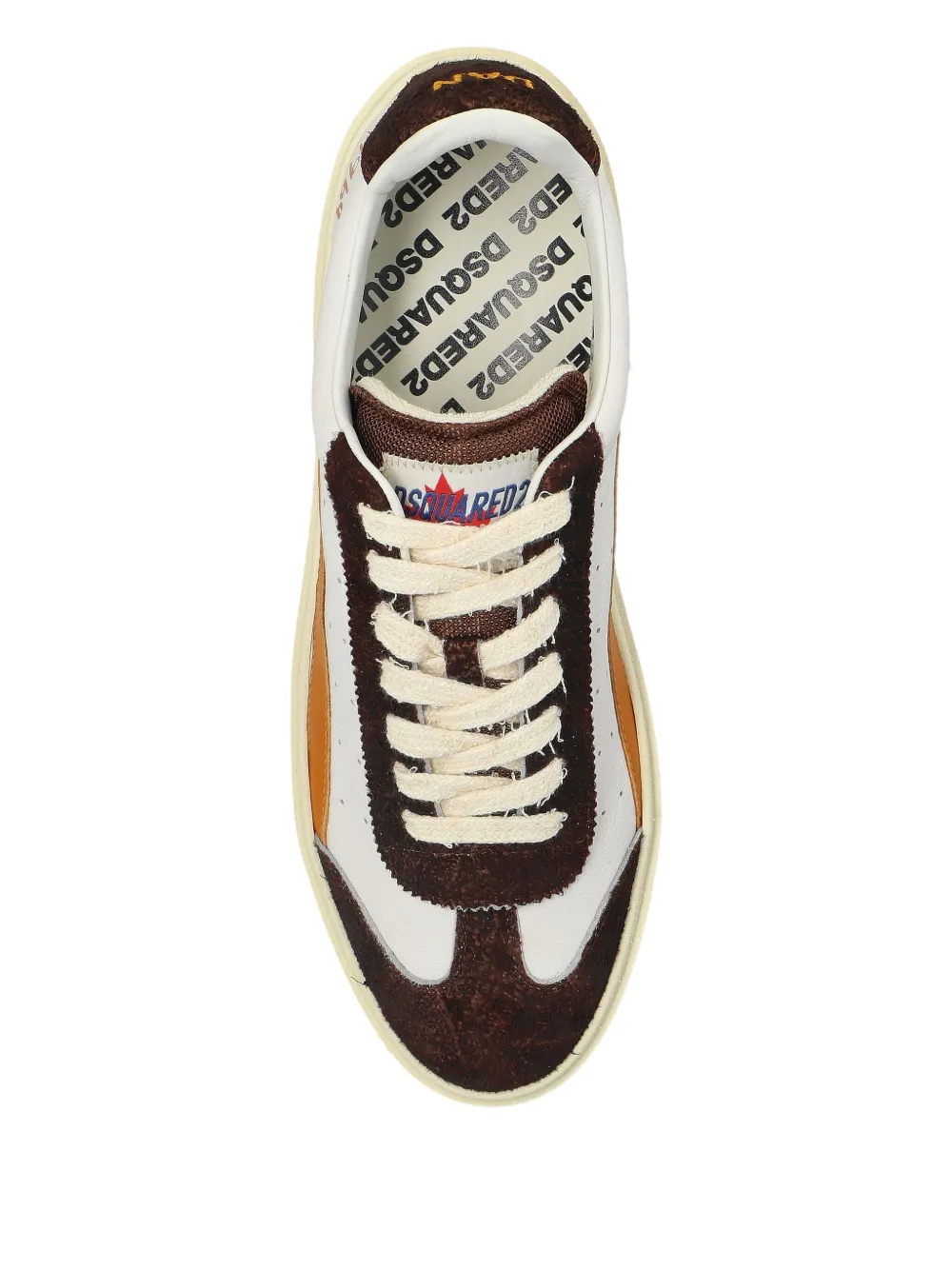 DSQUARED2 1964 leren sneakers Wit