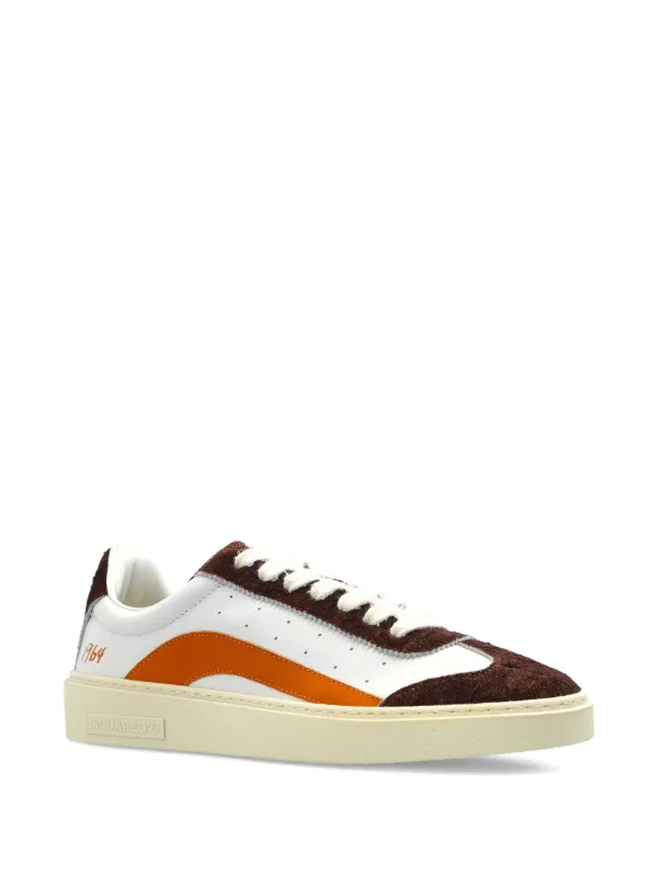 DSQUARED2 Rider 1964 Leather Sneakers | White | FARFETCH