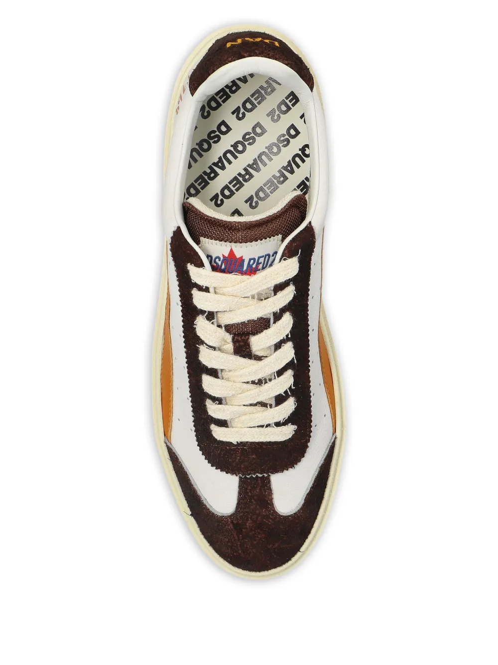 DSQUARED2 1964 leren sneakers Wit