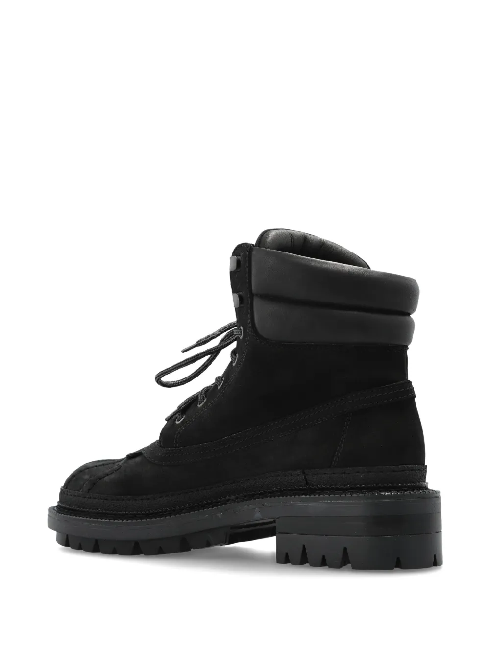 DSQUARED2 Army gewatteerde veterlaarzen Zwart