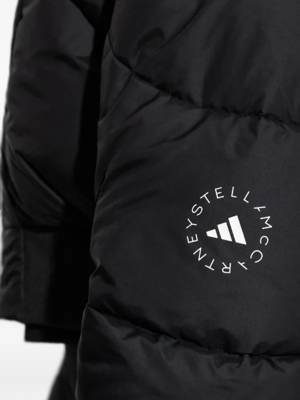 Adidas By Stella McCartney フーデッド キルティングジャケット 