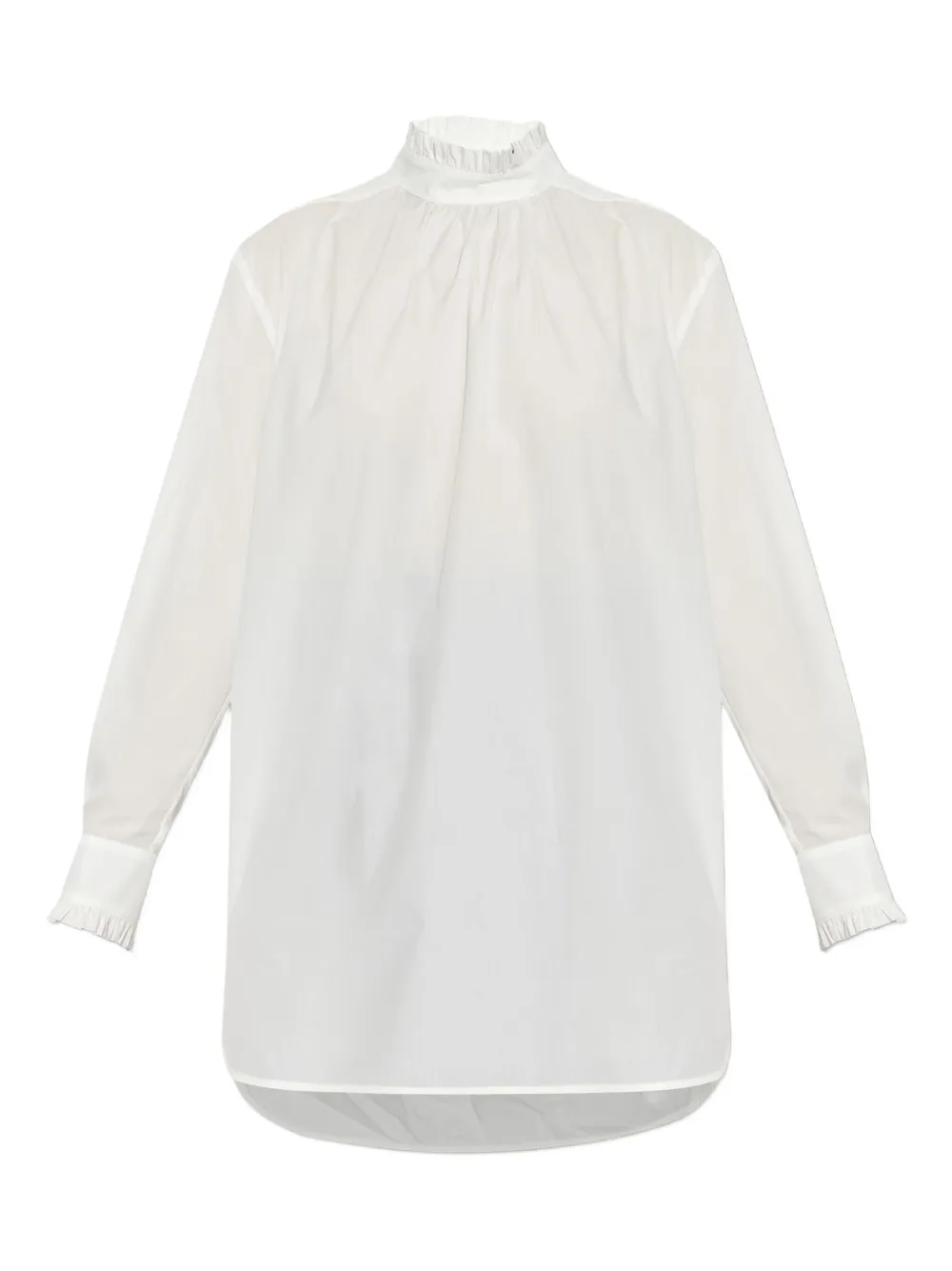 Max Mara Camicia Gettata a collo alto - Bianco
