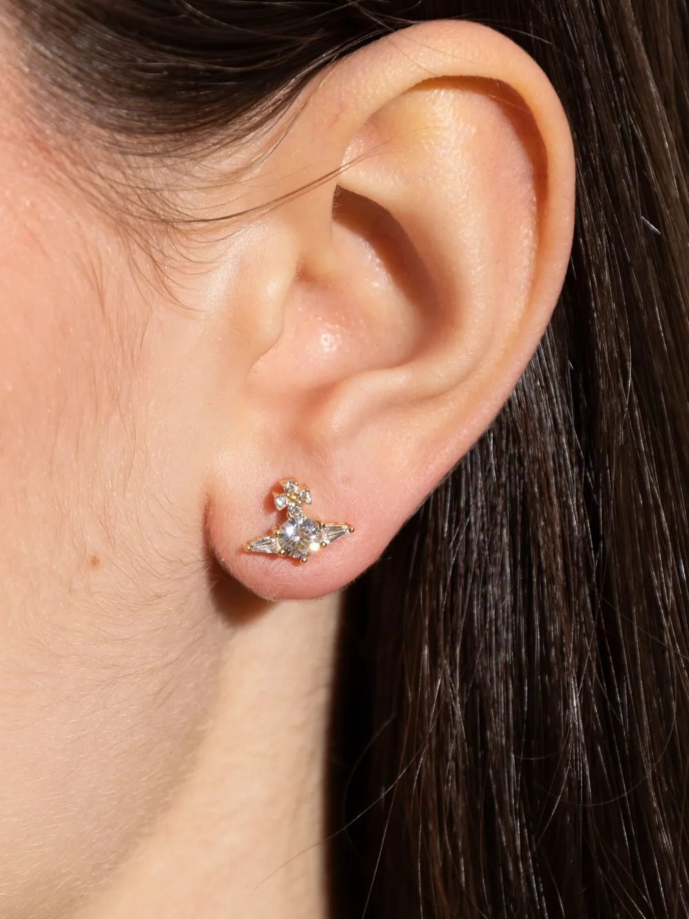Vivienne Westwood Verfraaide oorbellen - Goud