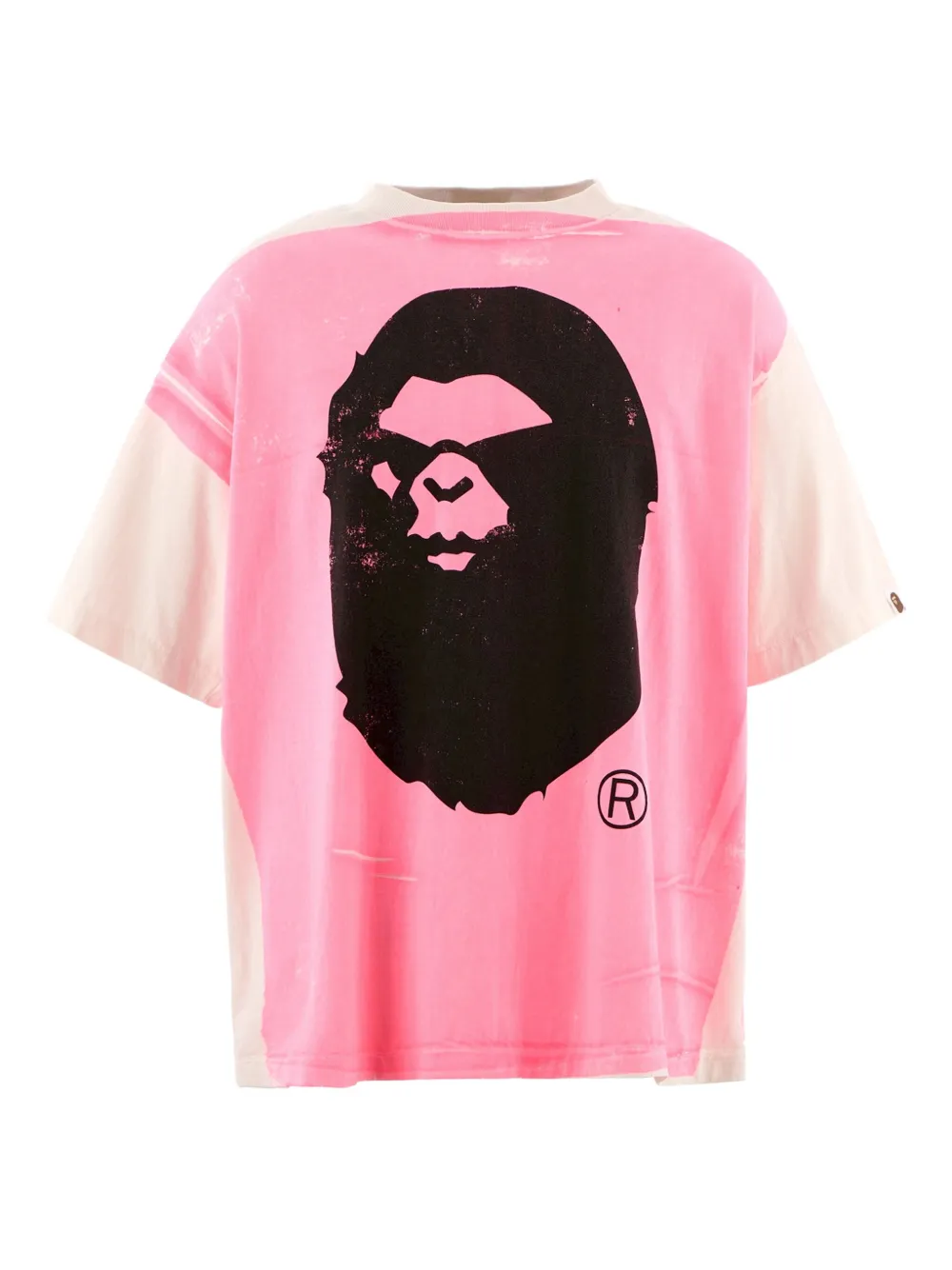 SAINT MXXXXXX x Bape cotton T-shirt | Pink | Image 1