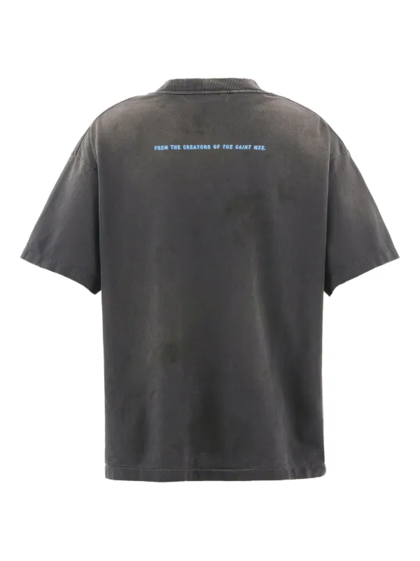 SAINT MXXXXXX Matrix T-shirt | Black | FARFETCH IN