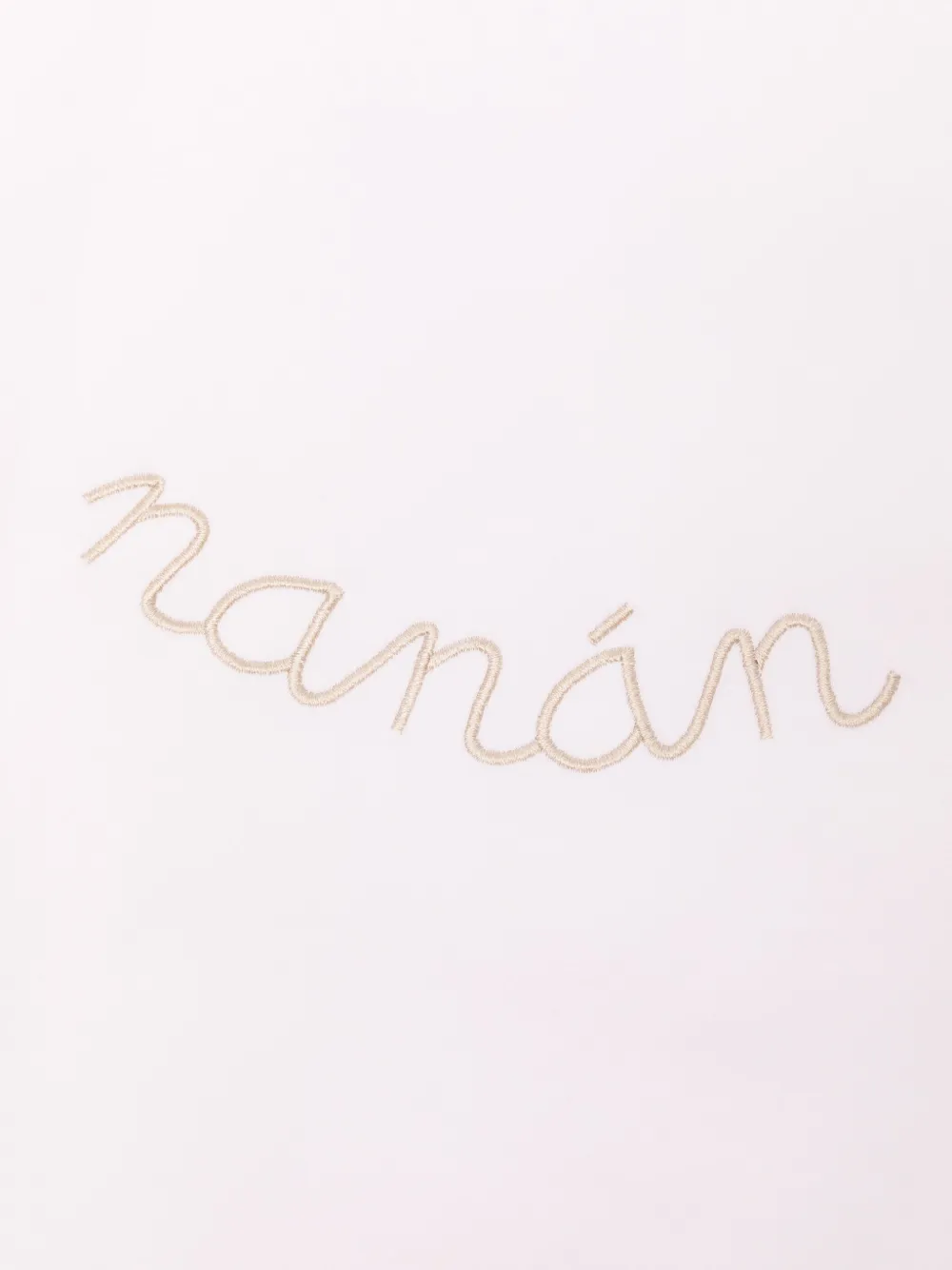 NANAN Deken met geborduurd logo - Roze