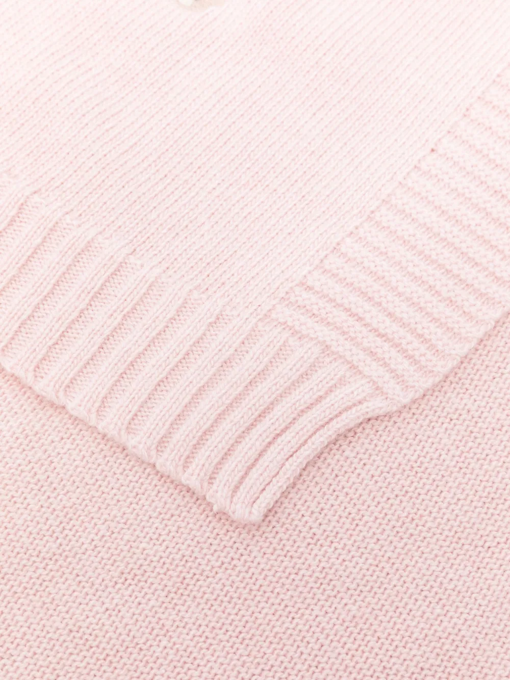 NANAN Sjaal met geborduurd logo Roze