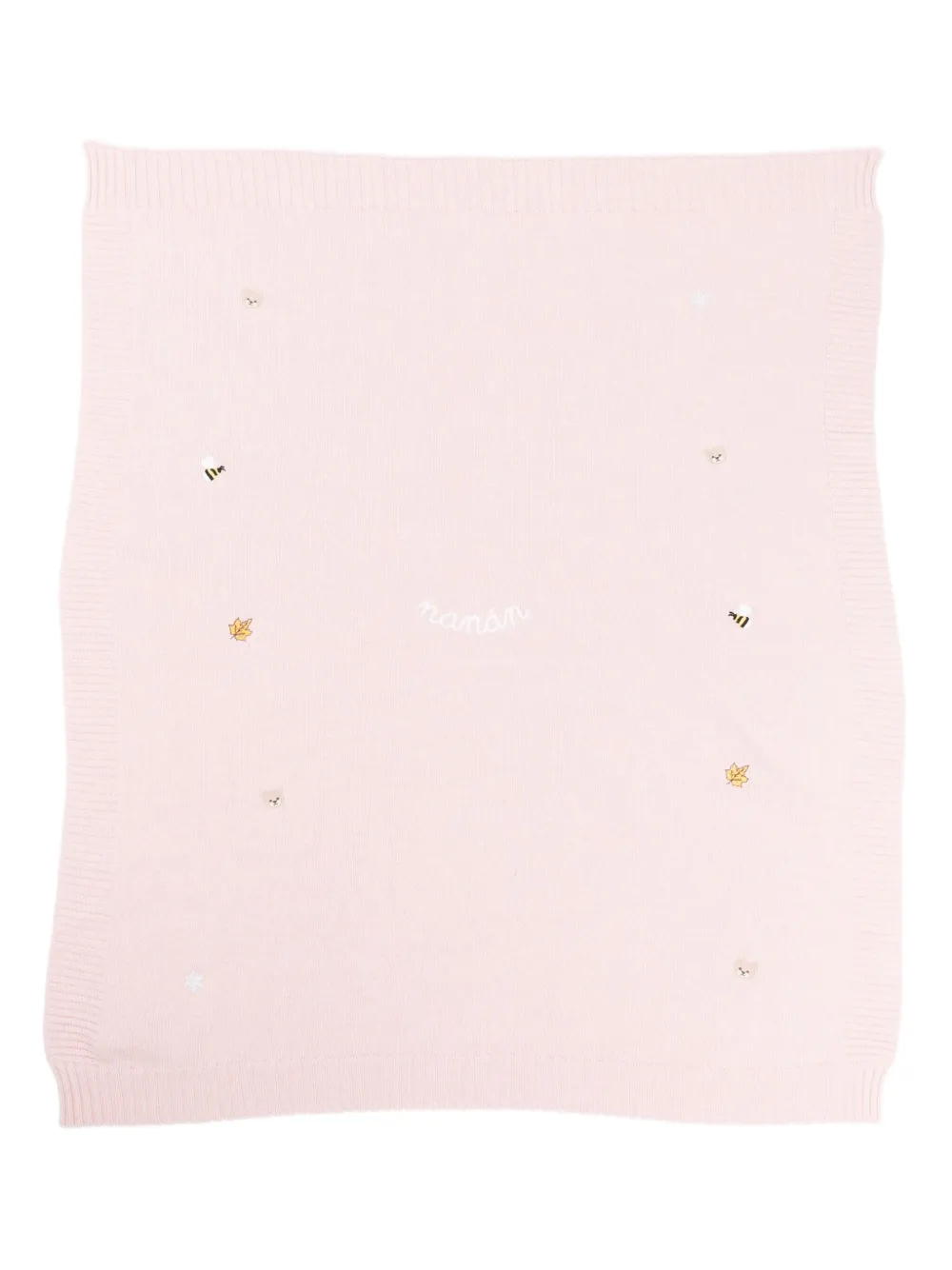 NANAN bufanda con logo bordado | rosado | Image 1