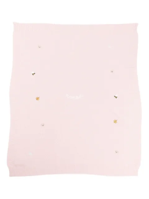 NANAN logo-embroidered scarf