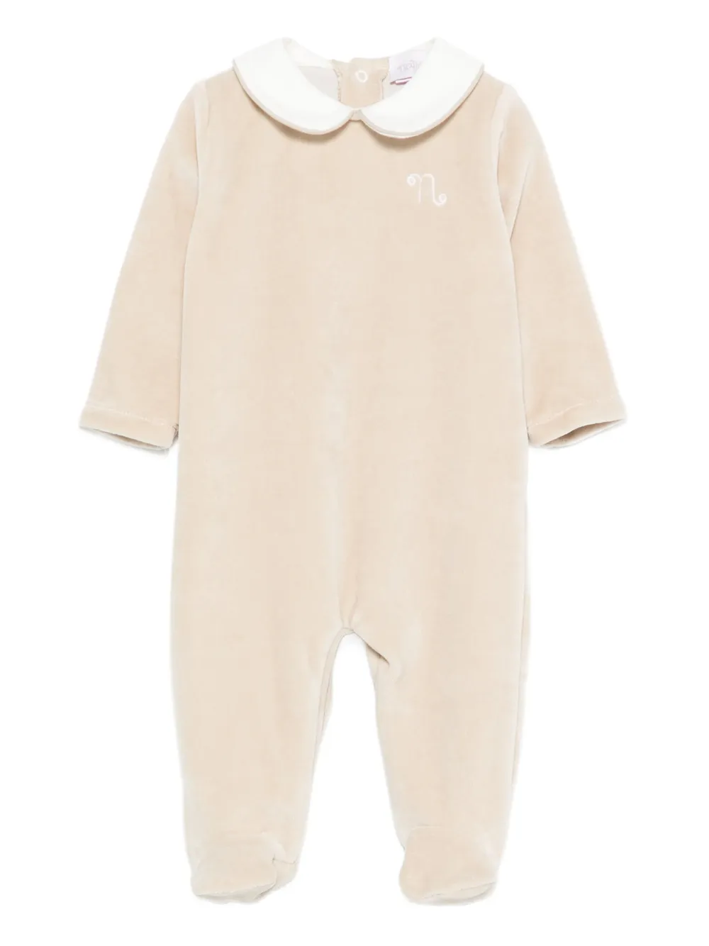 NANAN Strampler mit Logo-Stickerei - Nude