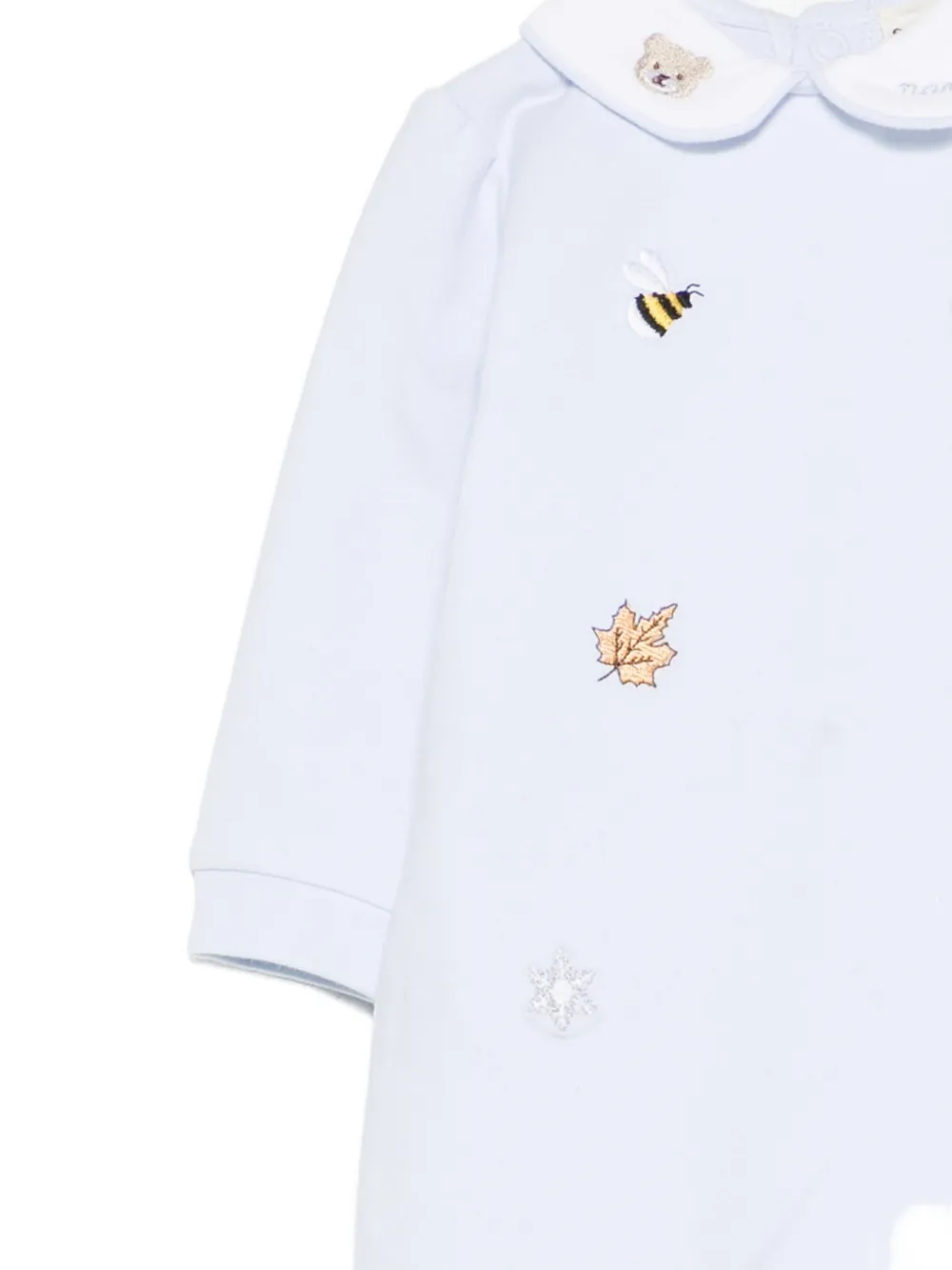 NANAN Romper met borduurwerk Blauw