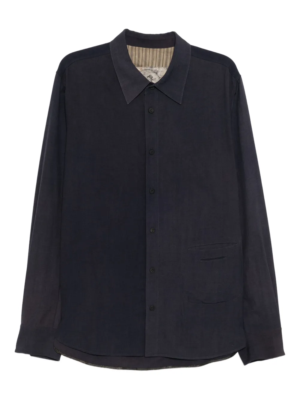 Ziggy Chen Wollen overhemd | Blauw | Image 1