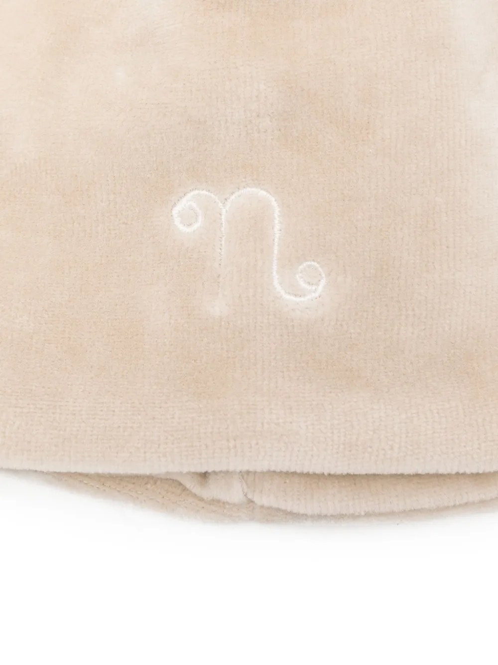 NANAN Muts met geborduurd logo Beige