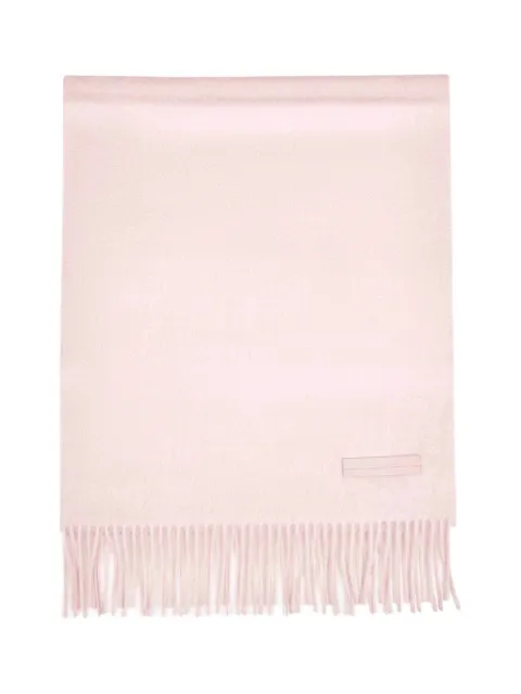 Zegna fringed wool scarf