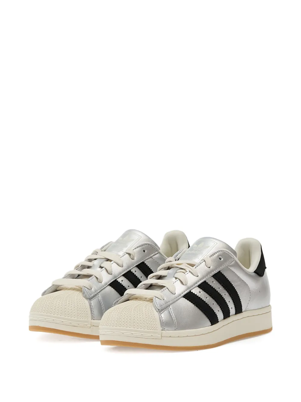 adidas Superstar II lace-up low-top sneakers Metallic