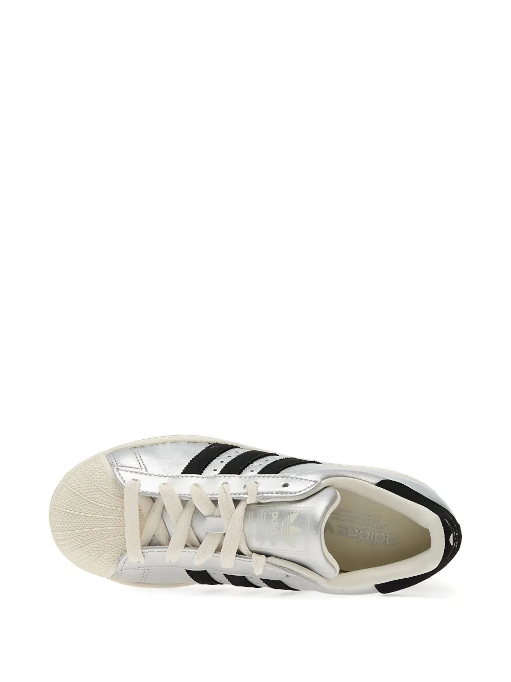 adidas Superstar II lace-up low-top sneakers Metallic