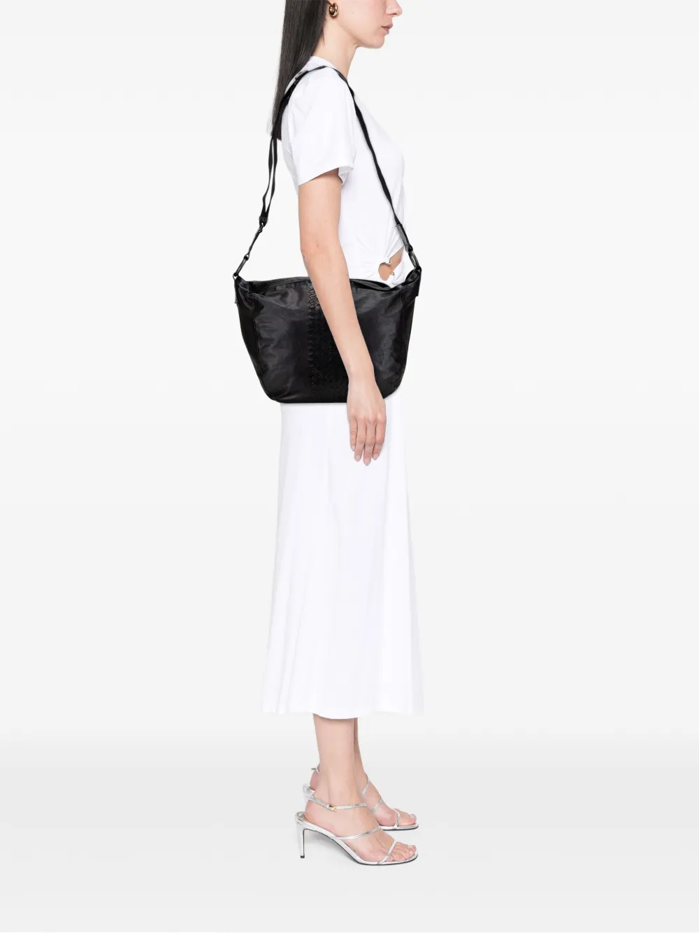Bottega Veneta Pre-Owned 2012-2025 Intrecciato Trimmed Nappa crossbody bag | Pre-Owned | Image 2