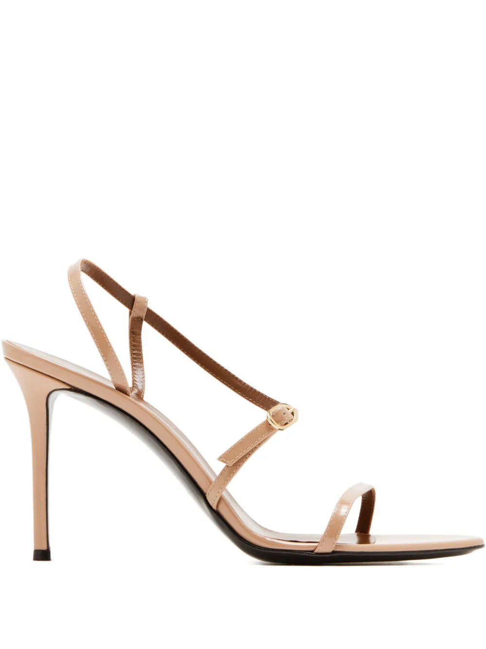 Giuseppe Zanotti 90mm Audrinette leather sandals Neutrals