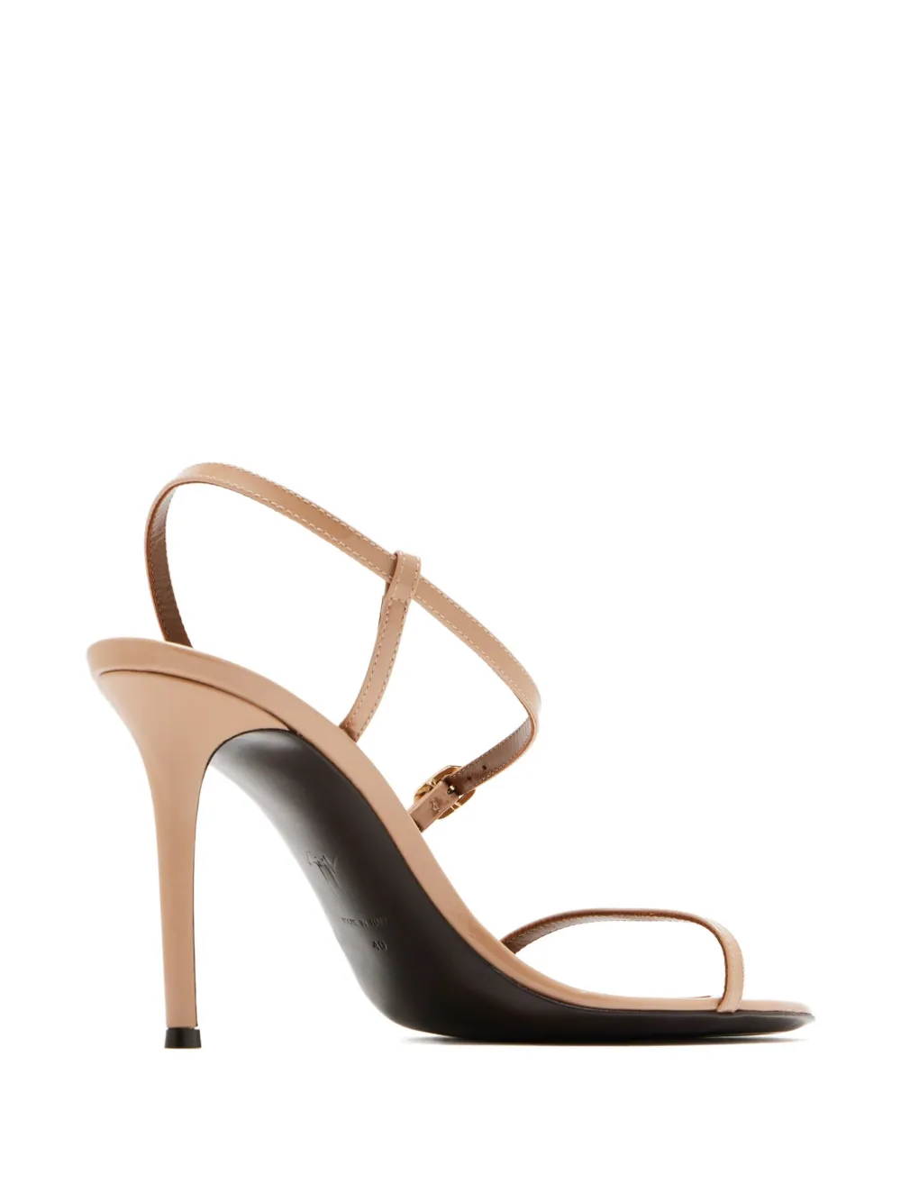 Giuseppe Zanotti 90mm Audrinette leather sandals Neutrals