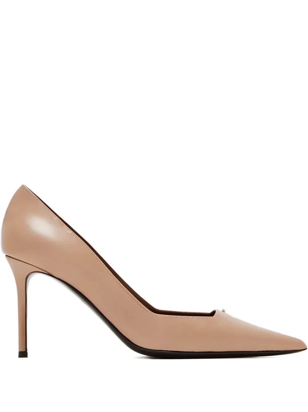 Giuseppe Zanotti 85mm Raquel pointed-toe pumps | Neutrals | Image 1