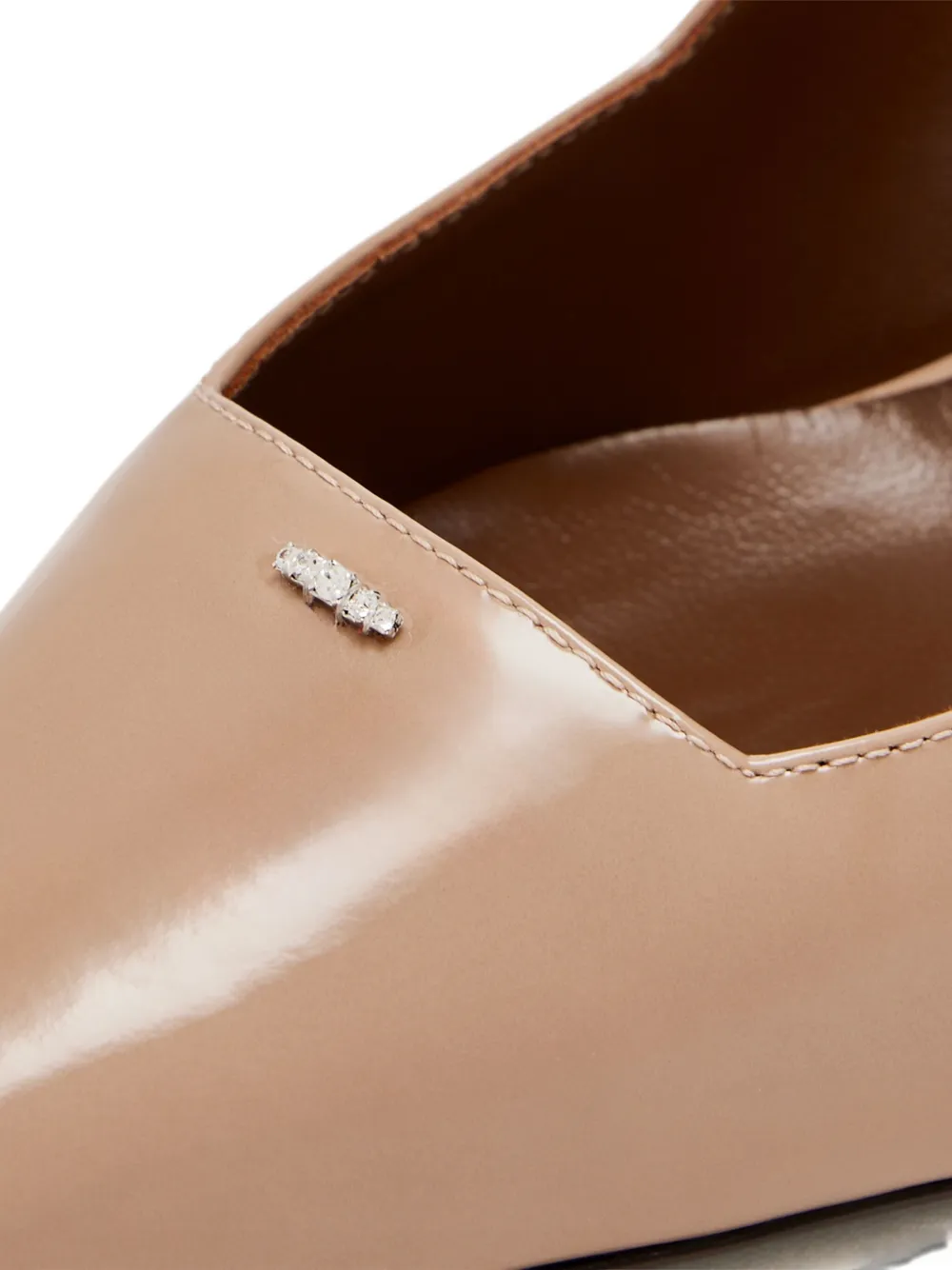 Giuseppe Zanotti 85mm Raquel pointed-toe pumps Neutrals