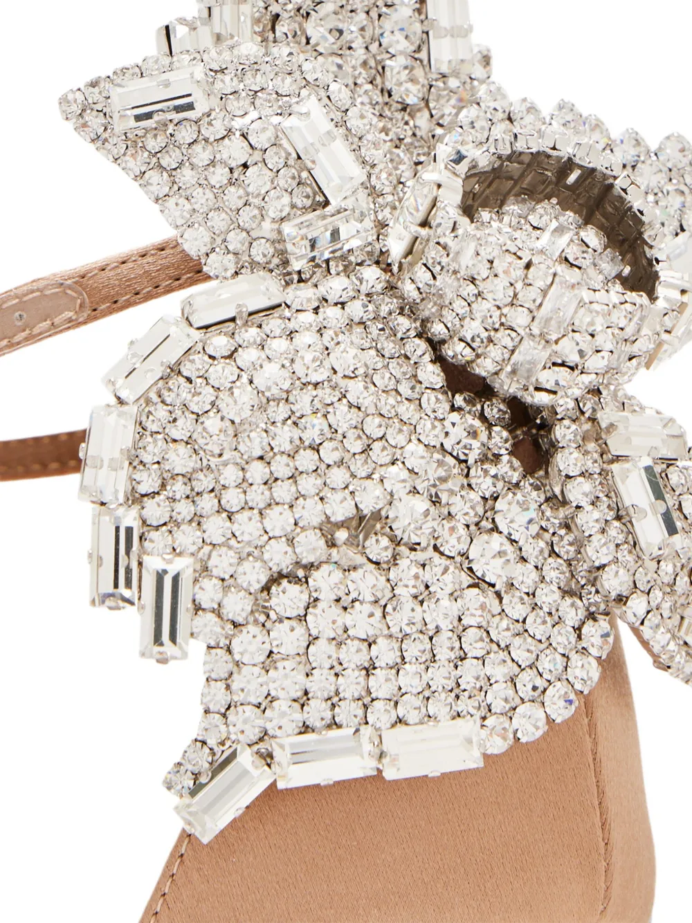 Giuseppe Zanotti 105 mm verfraaide sandalen met hak Goud