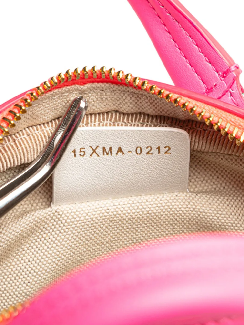 Christian Dior Pre-Owned 2022 Micro Leather Dior Vibe Zip Bowling