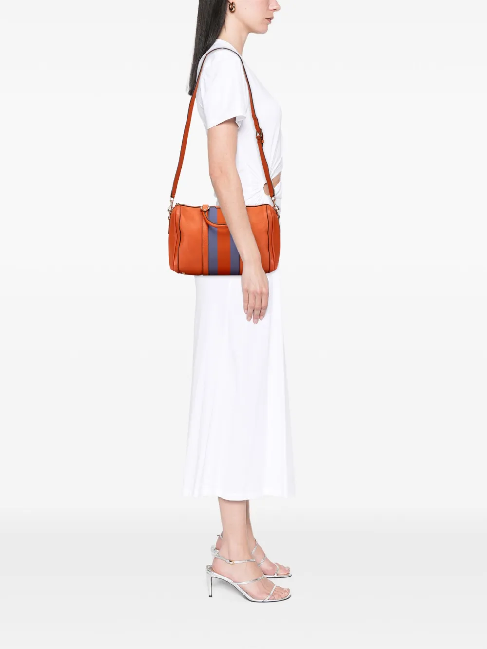Gucci Pre-Owned bolsa satchel Joy mediana de piel de cordero con detalle Web 2000-2015 | Estilos de archivo | Image 2