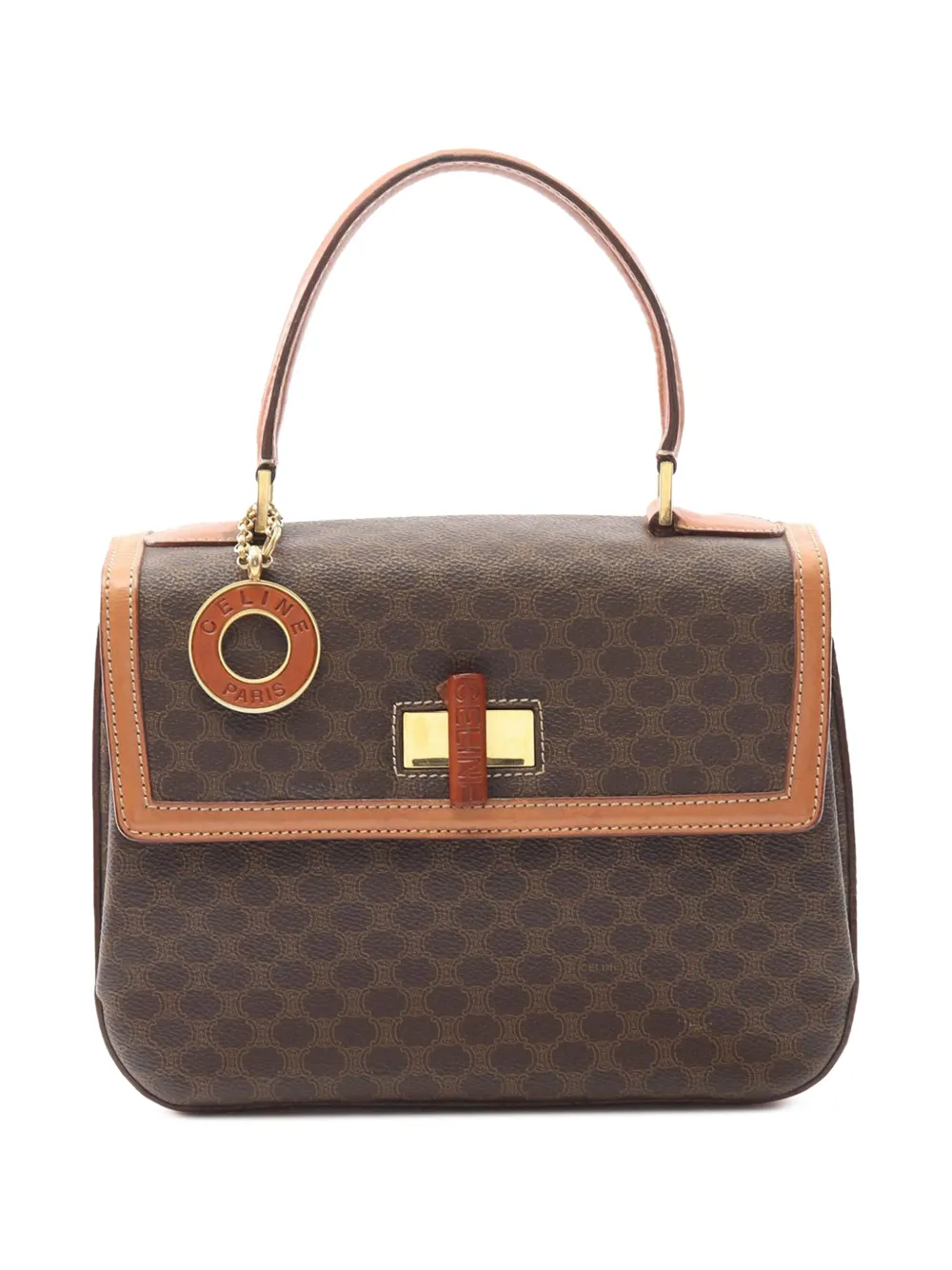 Celine Pre-Owned 2000-2025 Macadam Coated Canvas satchel | Brown | Image 1