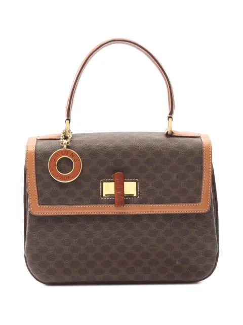 Celine Pre-Owned 2000-2025 Macadam Coated Canvas satchel
