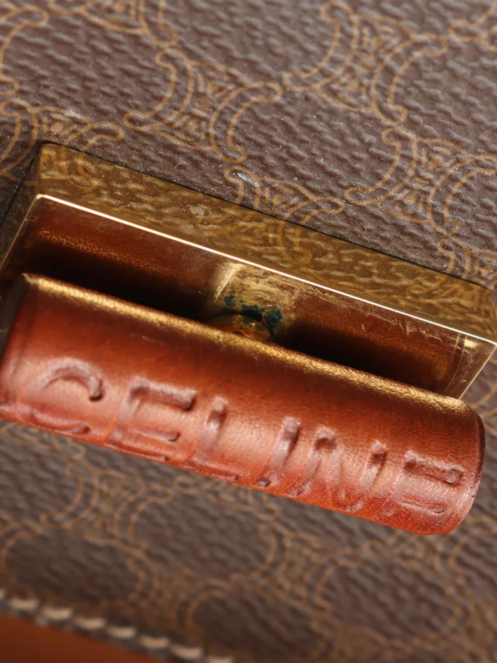 Celine Pre-Owned 2000-2025 Macadam Coated Canvas satchel | Pre-Owned | Image 2