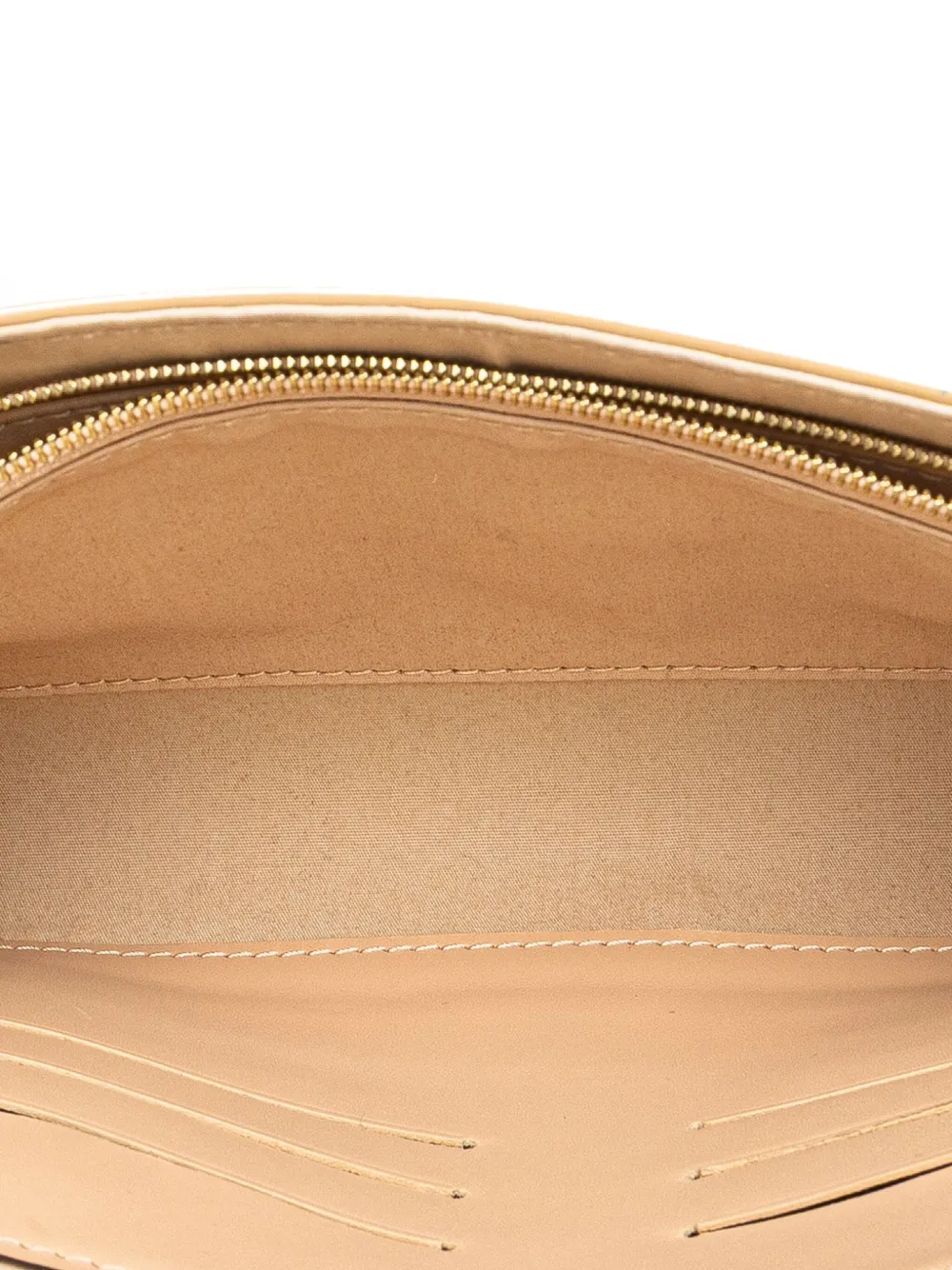 Pre-owned Louis Vuitton 2015 Monogram Vernis Ana Satchel In Brown