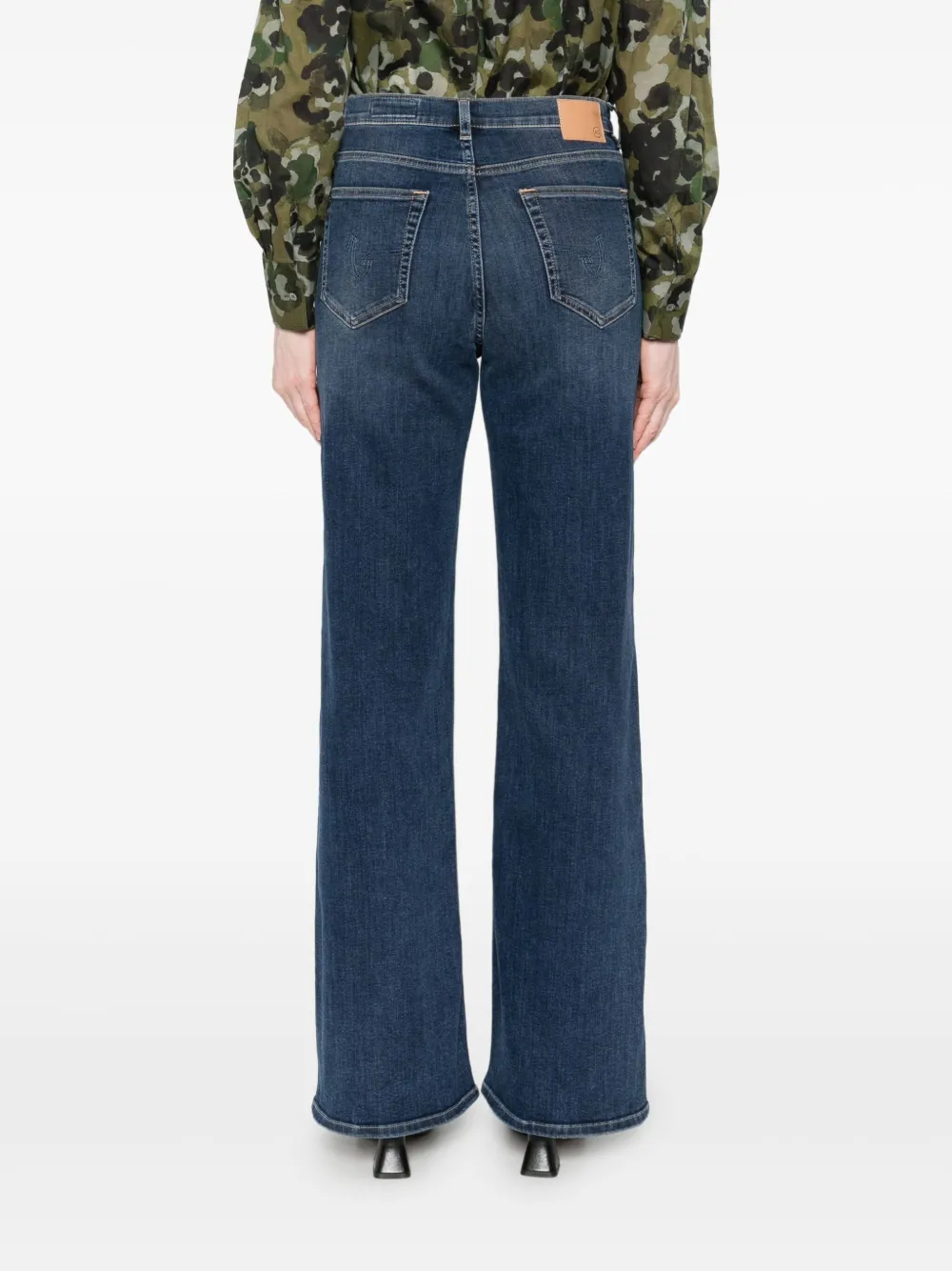 Ag Jeans Mit Trefalten In Blue