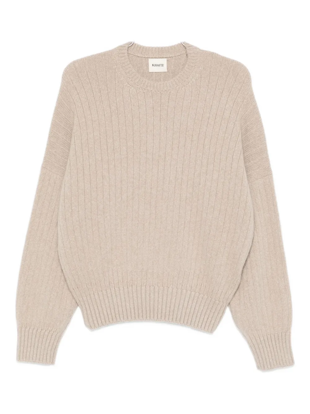 KHAITE ribbed sweater | Neutrals | Image 1