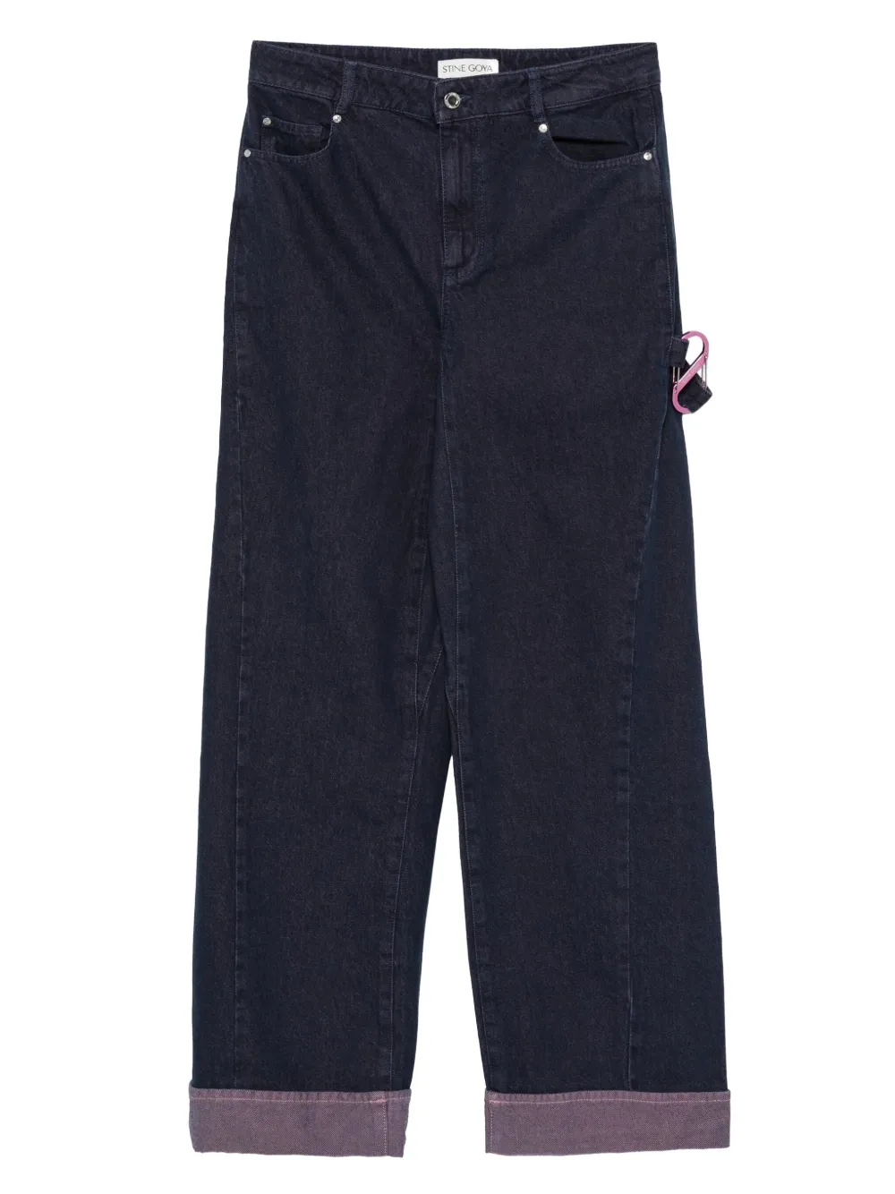 Stine Goya five-pockets cuffed jeans | Blue | Image 1
